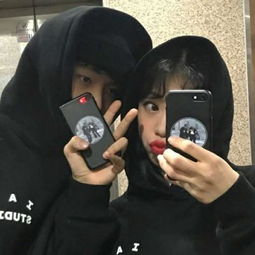  00后微信情侣个性头像一对两张长发不会再留下