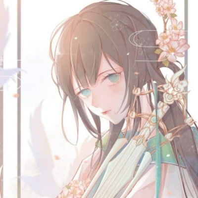 池白古风动漫意境女头