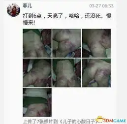  虐打儿子后qq空间晒图汕头兽父已被公安部门刑拘