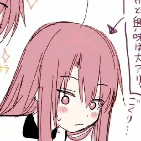  漫画情侣头像一男一女,带着淡然的表情