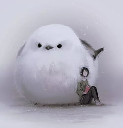  这个日本插画师将动物放大几百倍,治愈了每一个孤独患者