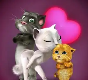  会说话的汤姆猫过情人节
