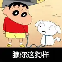  蜡笔小新表情图片带字搞笑版长这么丑还出来约