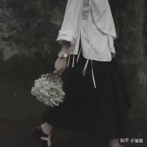 情侣头像复古小众全身而