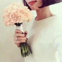  女微信头像唯美捧花微信头像图片大全