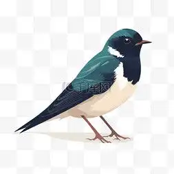 可爱情侣头像动物麻雀