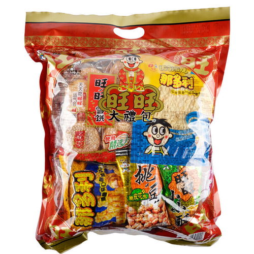  旺旺零食大礼包918g650g雪饼仙贝浪味仙大米饼生日礼物送礼品员工