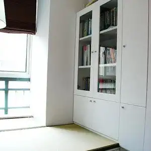  简约书房榻榻米家装片效果图