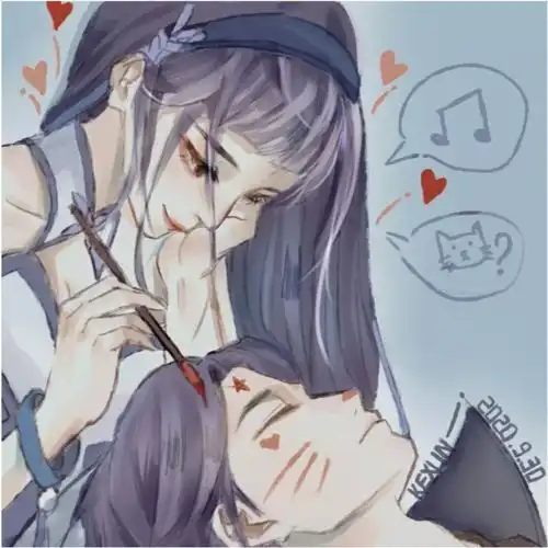 情侣头像西施和曜仔 情侣头像西施和曜仔