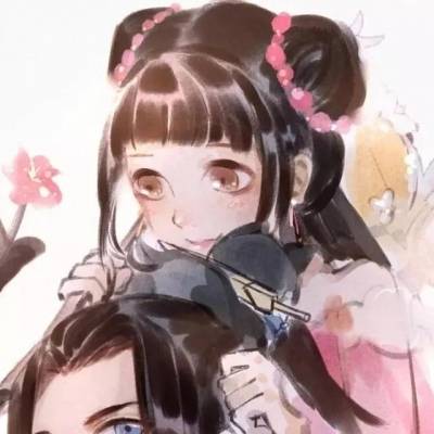 双女cp情侣头像高级感高