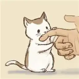  动物萌物插画猫