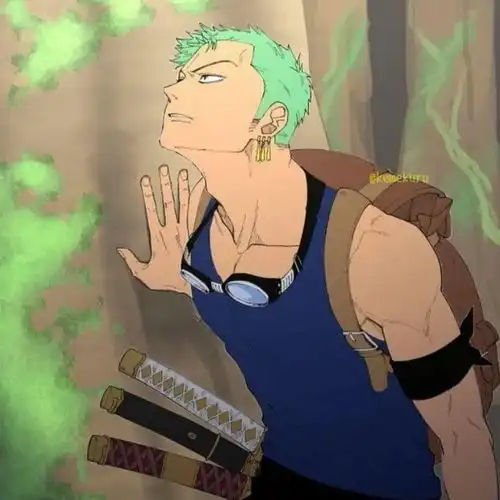  海贼王头像绿藻头