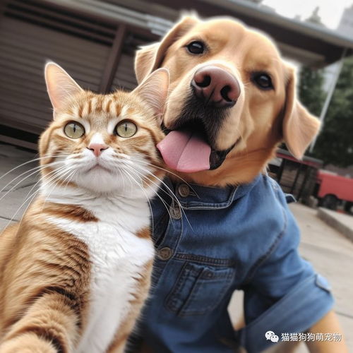  宠物界的小情侣,超级会拍照的狗狗和猫咪合影