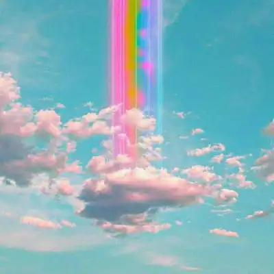 情侣头像不是水印五彩祥