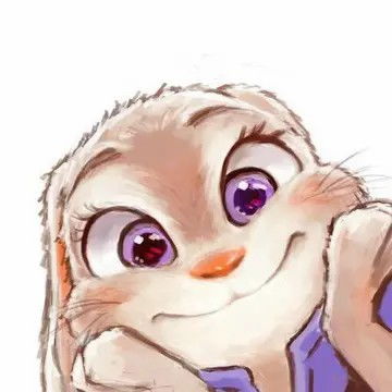  女孩抱着兔子的头像