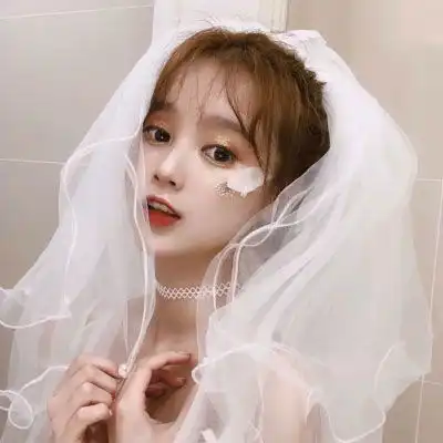婚纱头像个性情侣头像褶