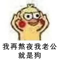  我在熬夜我闺蜜就是狗的图片我发誓我再熬夜我女朋友就是狗表情包下载乐游网游戏下载