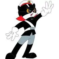 黑猫警长情侣头像一对冷
