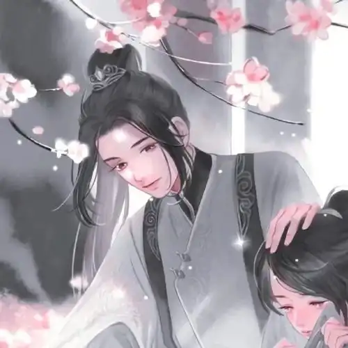 古风情侣黑头像峡部裂