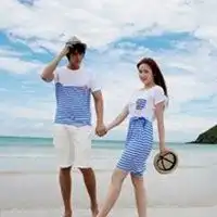  海边散步美女头像微信头像图片大全