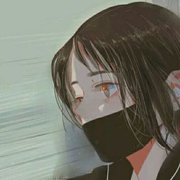 冷酷情侣头像手绘冷酷女