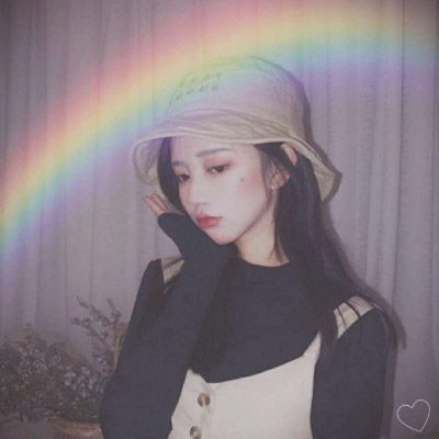  丧风格女头像真人黑暗系颓废女生头像