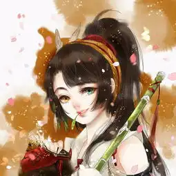 古风女剑客头像