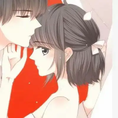  狄淇儿和应怜情侣头像单人两张怦然心动男主和女主头像一人一张