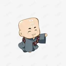  卡通手绘小和尚素材图片免费下载高清装饰图案png千库网图片编号1465919