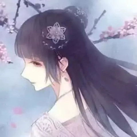  最近火了超隐蔽情侣头像,二次元古风简笔画,秀儿们的标配