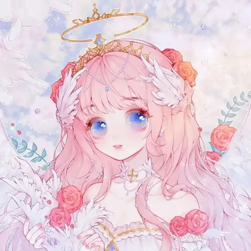 闺蜜头像仙气可爱卡通