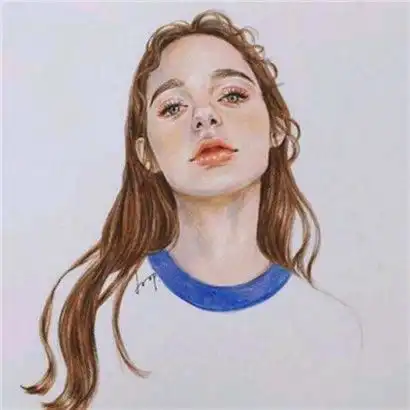 手绘女生头像唯美清新,侧身的,正脸的都有 手绘女生头像唯美清新,侧身的,正脸的都有