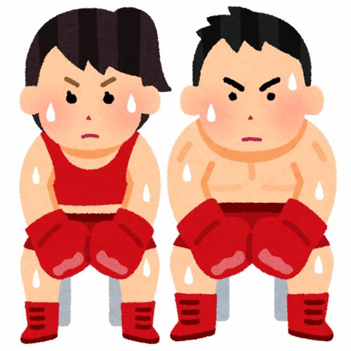  拳击比赛泰拳打拳自由搏击卡通插画免扣素材手绘png9插画运动比赛健身