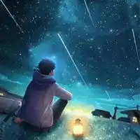  关于星空的qq头像