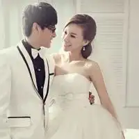  情侣头像黑白婚纱好看qq情侣头像婚纱