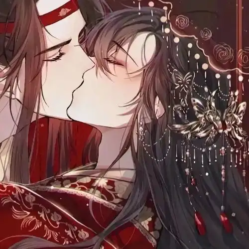  敲好看的古风情侣头像