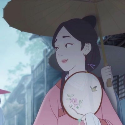  古风情侣头像