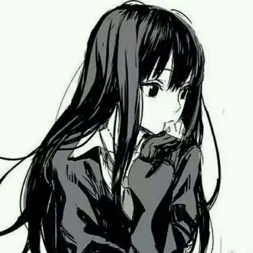 有没有这张图男生的情侣头像向左下角看,黑白,动漫,上半身  有没有这张图男生的情侣头像向左下角看,黑白,动漫,上半身