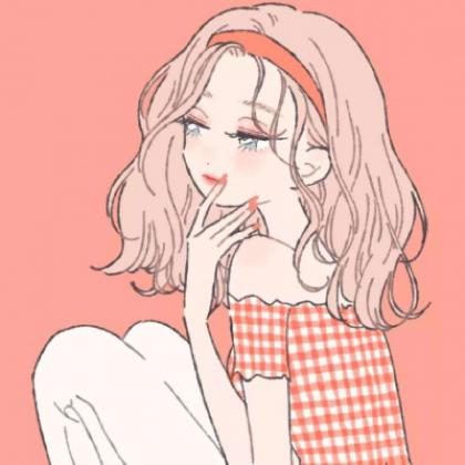  手绘可爱女孩头像,卡哇伊也适合闺蜜使用的