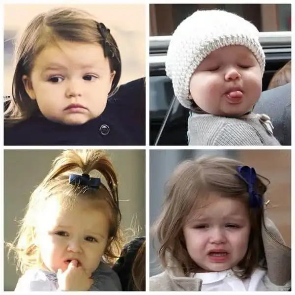 小七不再是小胖妞贝克汉姆女儿cos赫敏,双下巴消失小腿纤细