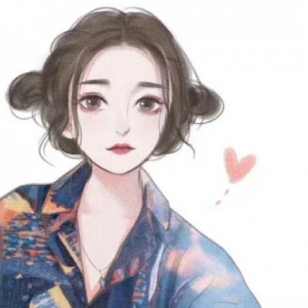  微信卡通情侣头像一男一女,爱你不离不弃