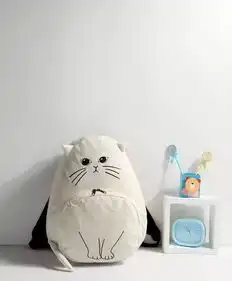  出口旦福利款动物造型双肩包鸡猫熊猫企鹅熊多造型情侣款