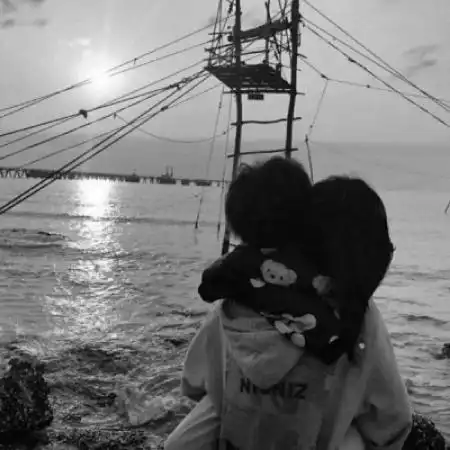  黑白情侣头像,2020黑白情侣头像真人个性