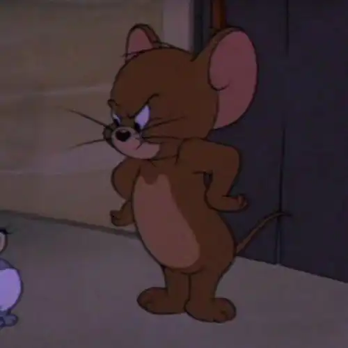 情侣头像律二猫和老鼠