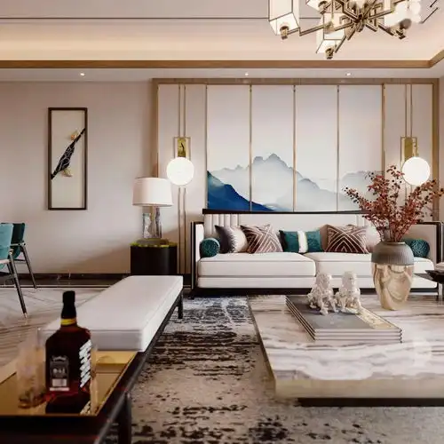 14套新中式客餐厅背景墙设计方案,总有一个是你喜欢的 14套新中式客餐厅背景墙设计方案,总有一个是你喜欢的