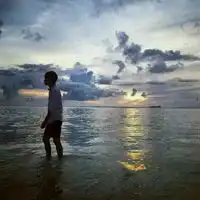 阳光唯美意境情侣头像分毫