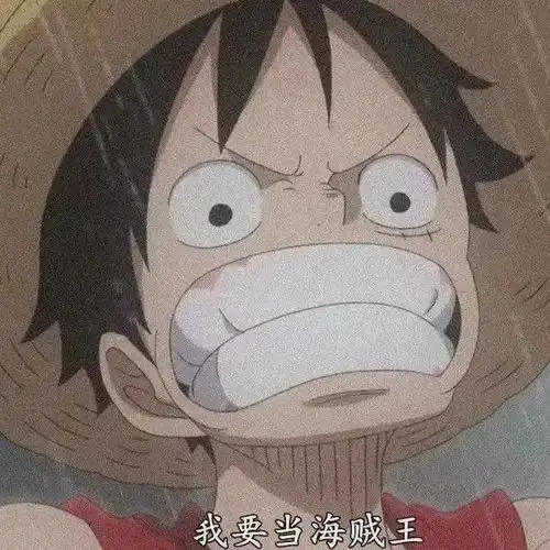  海贼王超燃路飞头像海贼王我当定了
