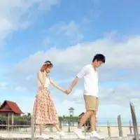 很成熟的情侣头像蓝色系