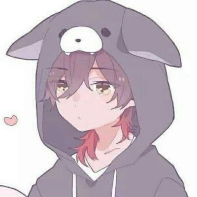 二次元情侣头像黑暗莽撞