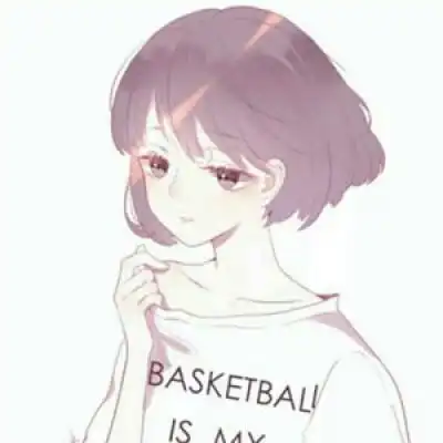  动漫二次元头像女呆萌少女粉色系动漫头像